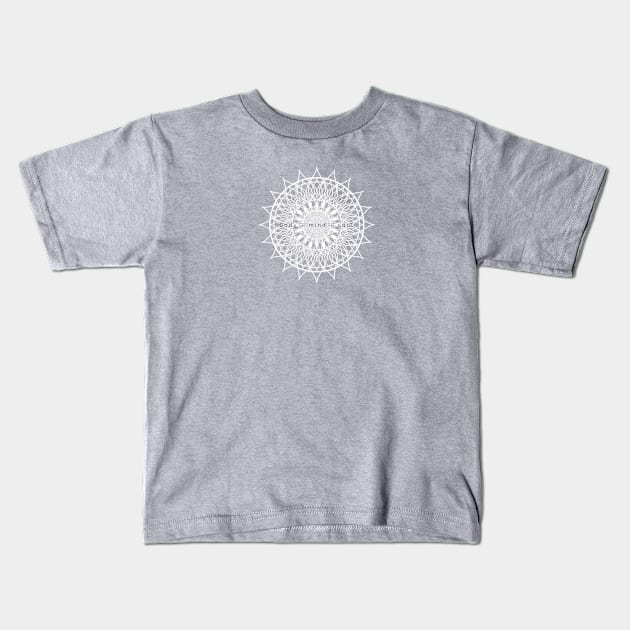 Body Mind & Soul Chakra Kids T-Shirt by Cre8tiveSpirit